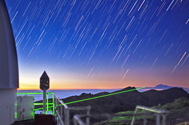 Quantum teleportation, in the Canary Islands, and some pretty star trails